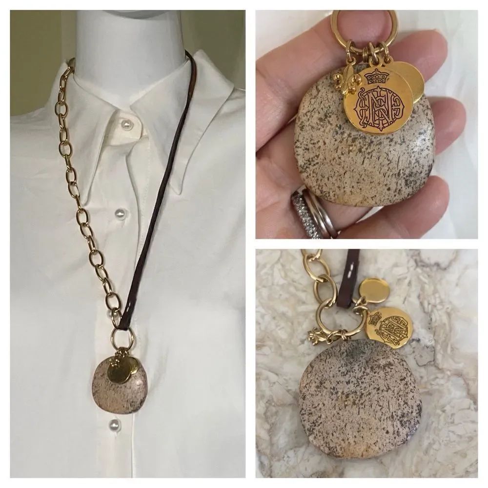 Club Monaco Mixed Media Harrods Knightsbridge NSEW Necklace